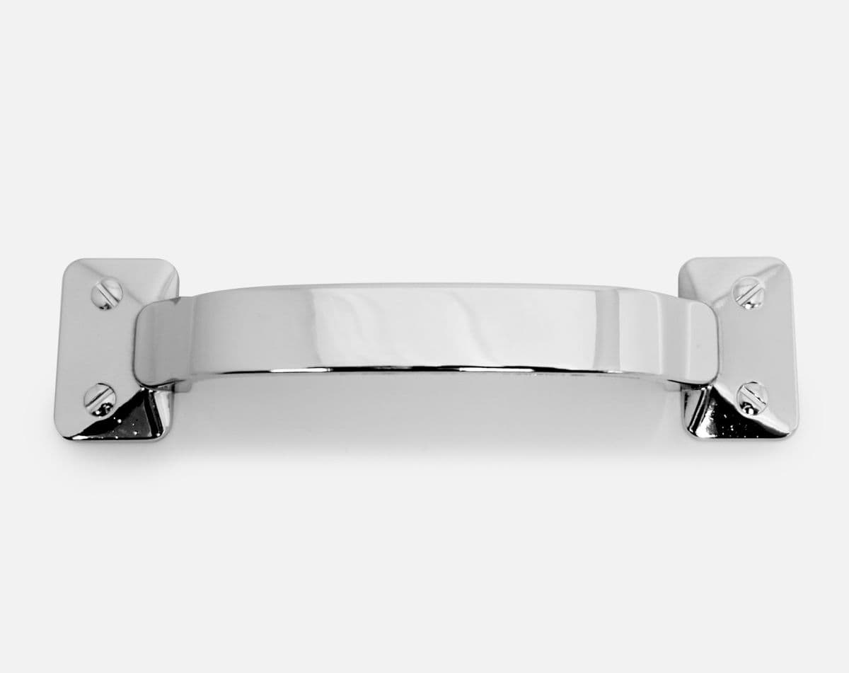 Imperial handle, polished chrome