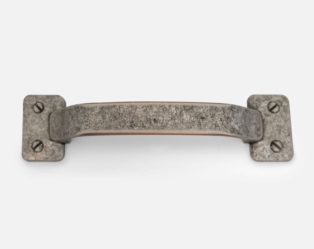 Imperial handle, distressed pewter