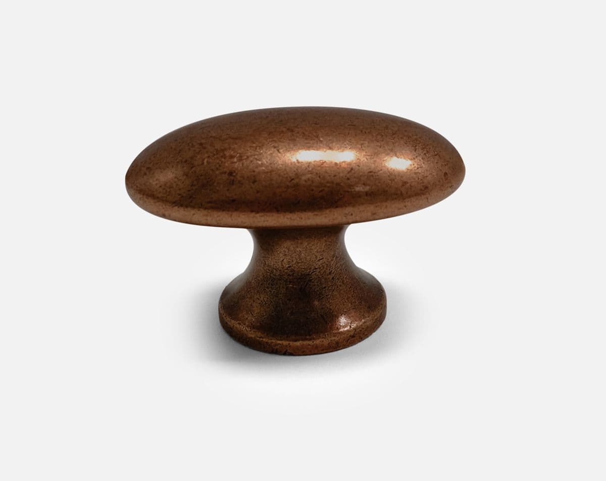 Elipse knob, antique copper