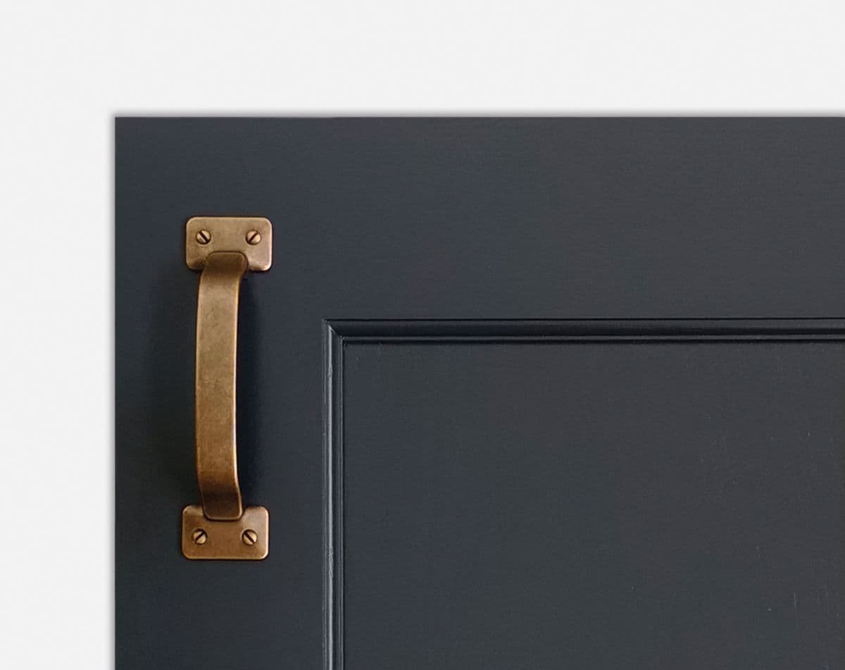 Imperial handle, antique copper