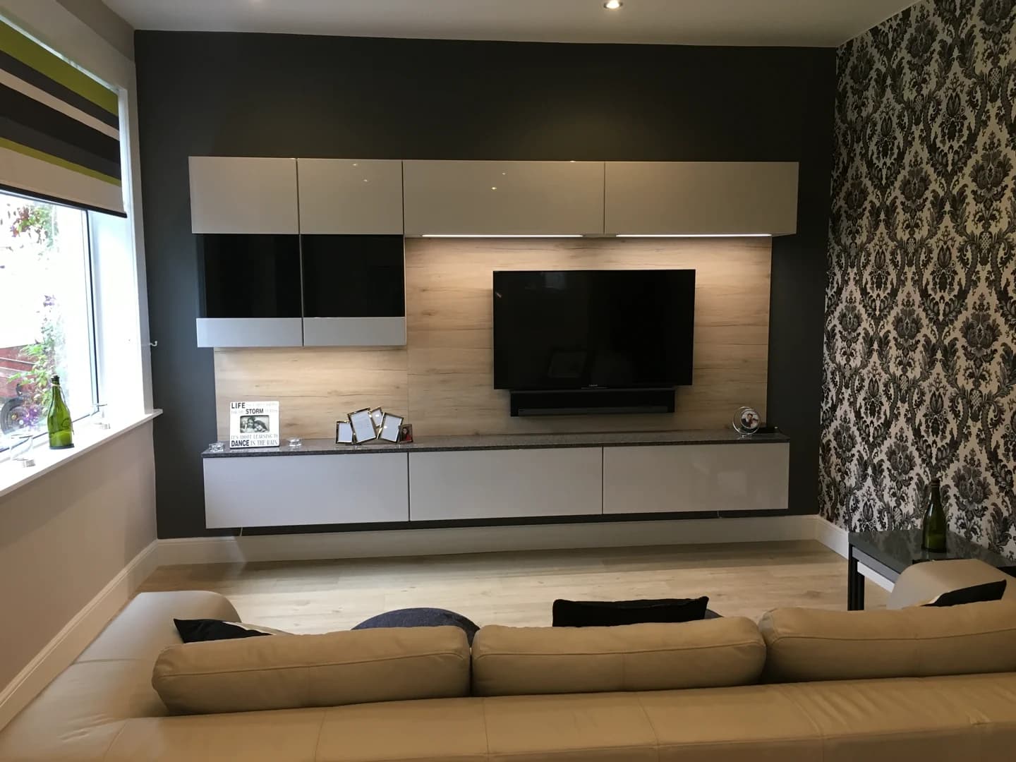 Vivo Gloss, White - East Kilbride — completed kitchen
