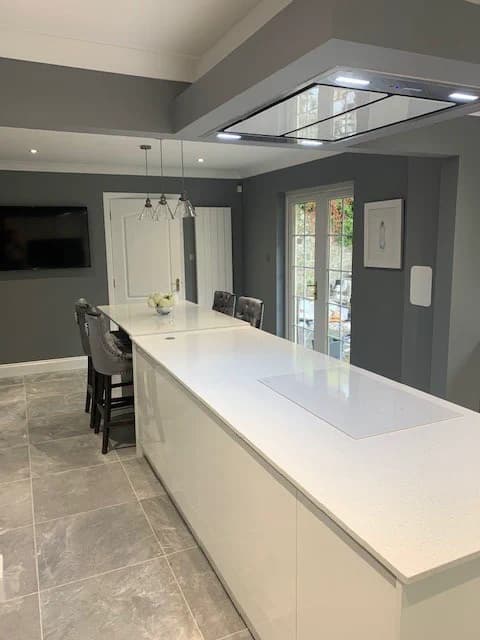 Lucente, White - Cardross — completed kitchen