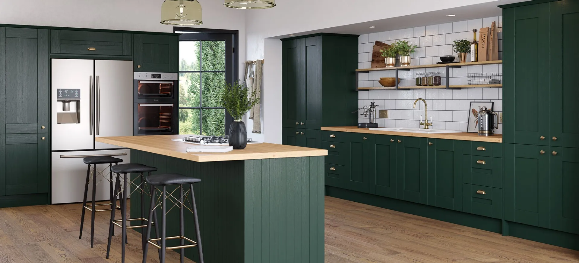 A warm, crafted kitchen interior by Leith Kitchens