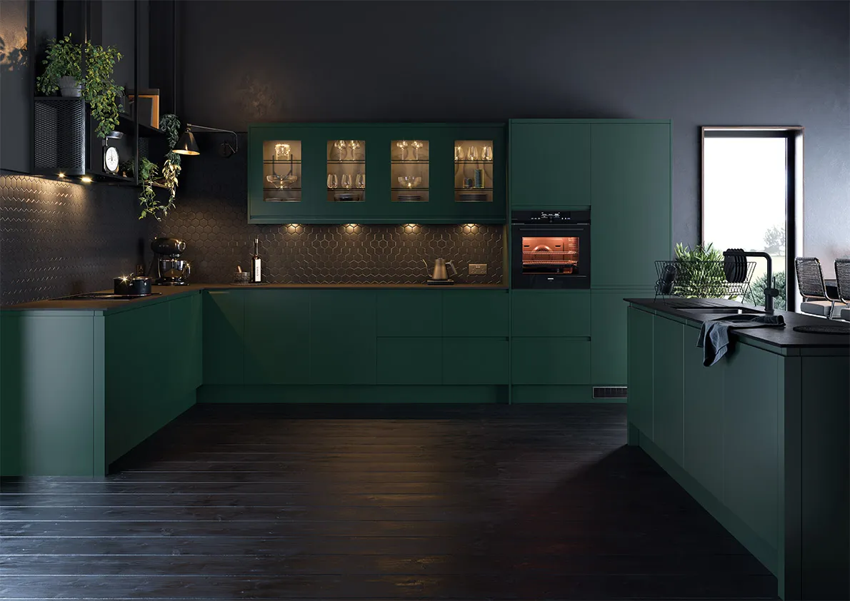 Lucente Matt in Fir Green